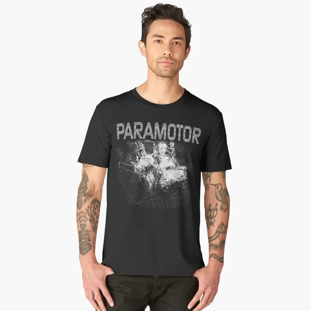 

Paramotor Shirt Ppg Powered Paraglider - Unisex Premium Quality 2019 New Summer Men 100% Cotton Cool Short Sleeve Tee Shirts