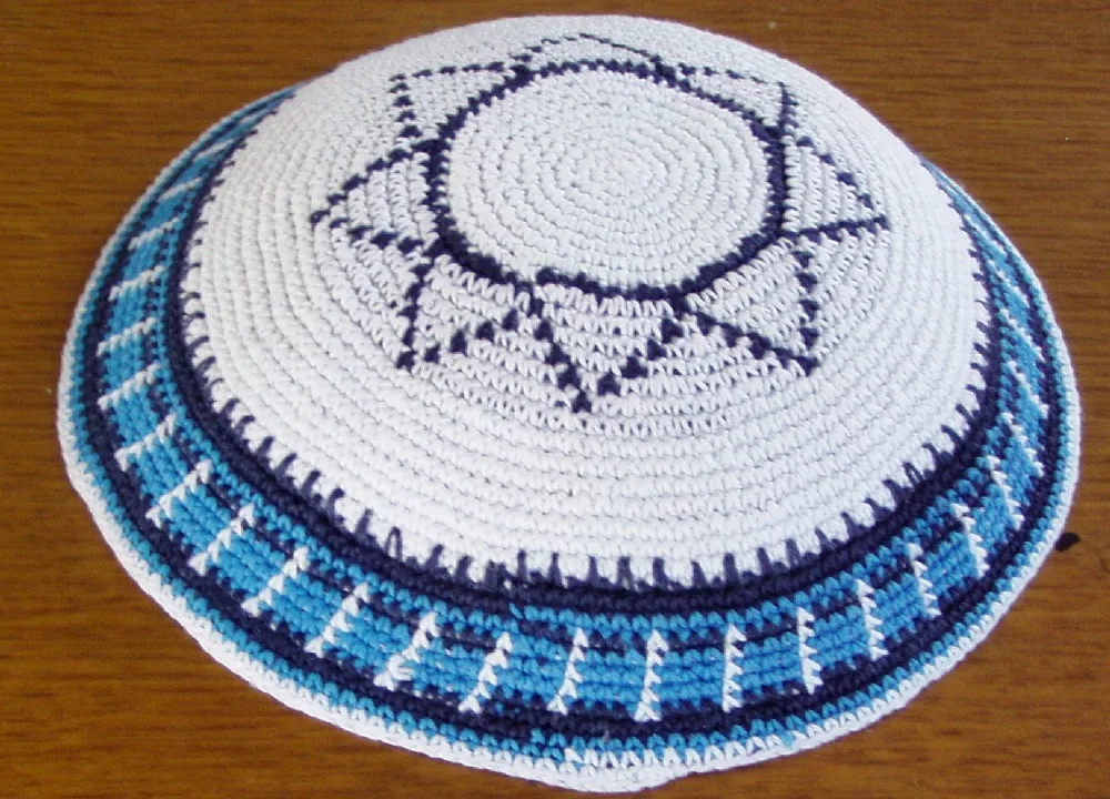 Высокое качество ручной вязки YARMULKE DMC KIPPAH KIPPOT 2 шт./лот