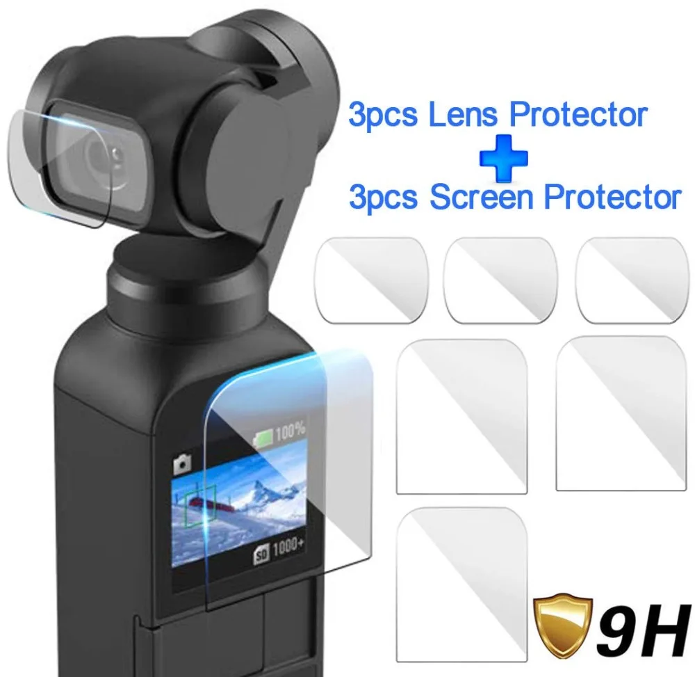 DJI Osmo Pocket Screen Protector Accessories Lens Protective Film Gimbal Cover Accesorios Filter for DJI Osmo Pocket             (10)