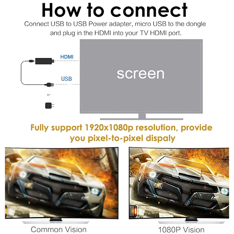 Larryjoe Q1 wifi Дисплей usb-модем для ТВ Miracast Поддержка HD1080P Airplay DLNA для ТВ монитора IOS Android с AV мощностью