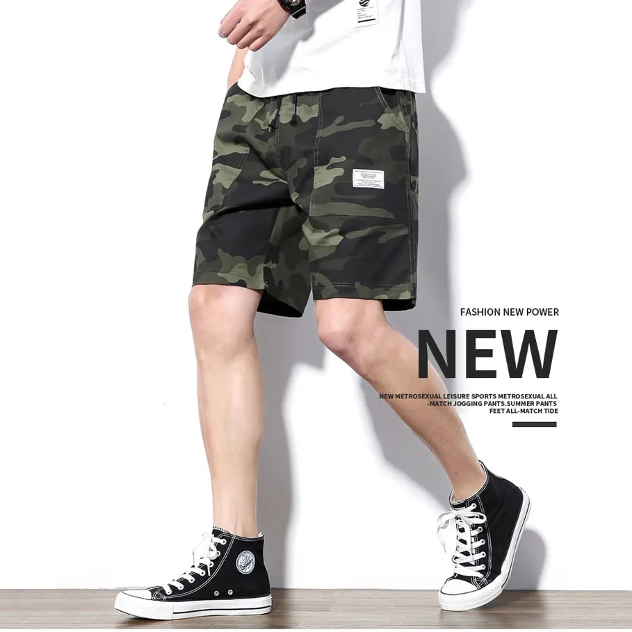 IClosam мужские шорты милитари сплошной цвет Лето Тонкий дом Свободное длинное платье с длинными рукавами высокого качества хлопок Мода мужские брюки