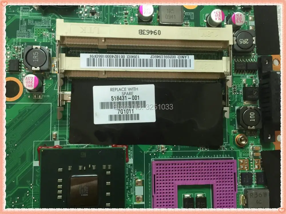 518431-001 для hp PAVILION Тетрадь DV6T-1100 DV6T-1000 DV6T-1200 Тетрадь DAUT3DMB8D0 HD4650 графикой, 1 Гб