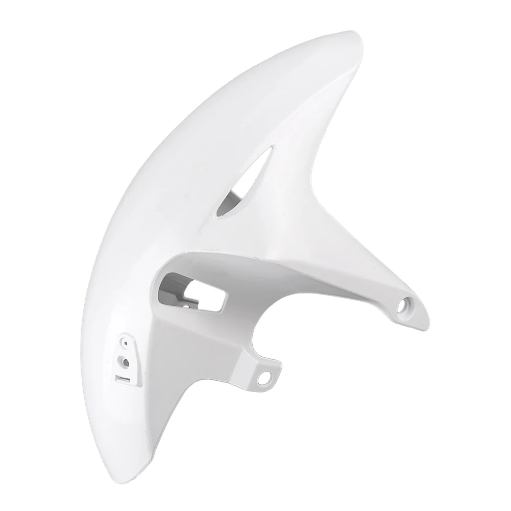 Unpainted White Front Wheel Fender Mudguard Splash Extension Extender Fairing Cover For Honda CBR600F CBR 600F 2011 Bodykit