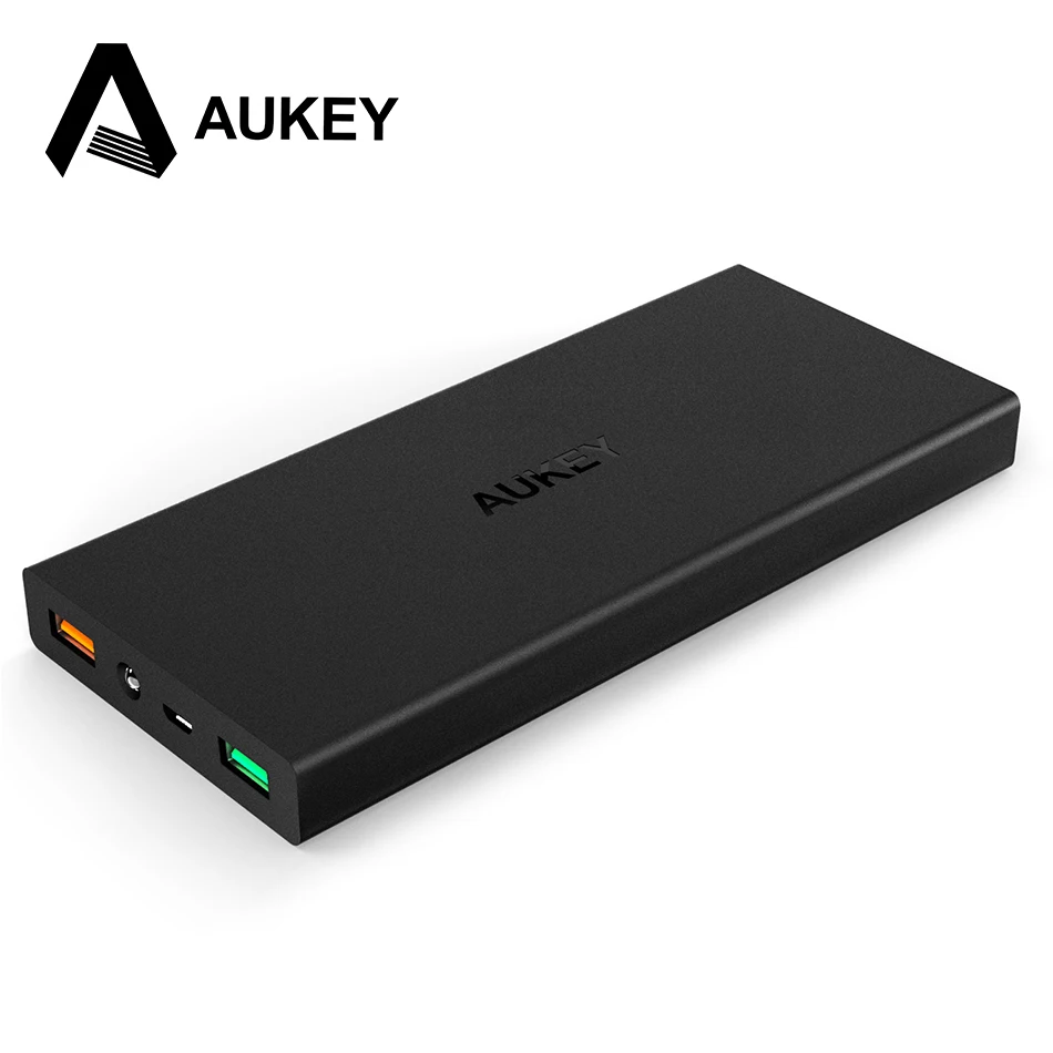 bilder für AUKEY Quick Charge 2,0 16000 mAh Tragbare Externe Batterie 5 V 9 V 12 V USB Dual Bewegliche Energienbank Für iPhone Samsung Xiaomi LG & mehr bilder für AUKEY Quick Charge 2,0 16000 mAh Tragbare Externe Batterie 5 V 9 V 12 V USB Dual Bewegliche Energienbank Für iPhone Samsung Xiaomi LG & mehr