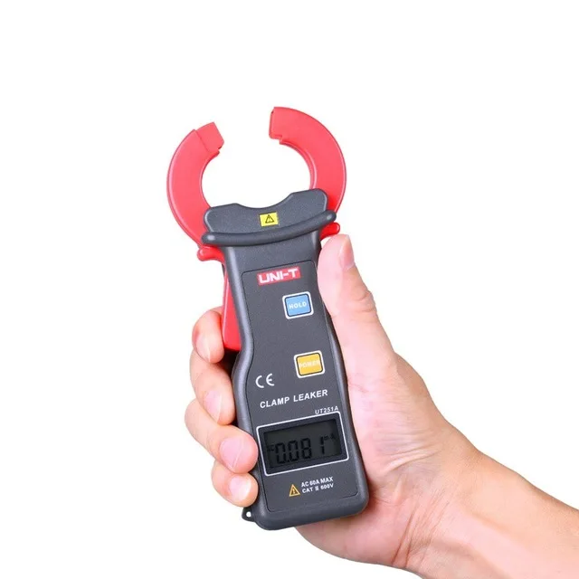 

UNI-T UT251A High Sensitivity Leakage Current Clamp Meters Auto Range Current Teaters LCD Display