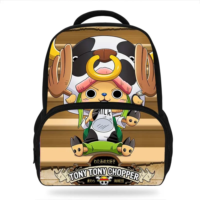 Детские аниме одна штука Tony Chopper принт смешные рюкзаки для девочек подростков