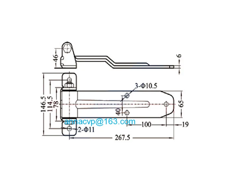 truck trailer door hinge trailer parts (5)