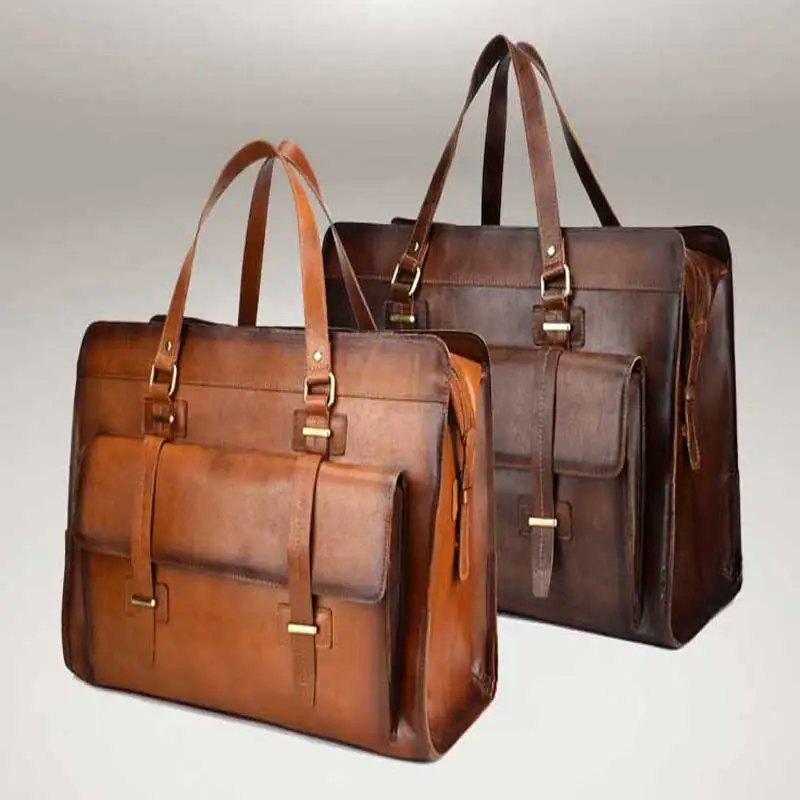 

New European and American Vintage large-capacity leather men's bags travel bags head leather handbags men's bags