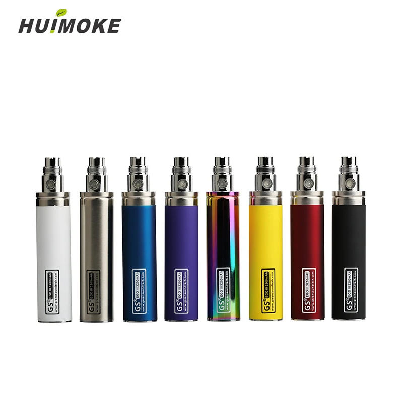 HUIMOKE Greensound E-cigarette GS II 3200mah EGO 2 Battery For Ego II Ego-II Electronic Cigarette 510 Thread Battery Vape Pen HUIMOKE Greensound E-cigarette GS II 3200mah EGO 2 Battery For Ego II Ego-II Electronic Cigarette 510 Thread Battery Vape Pen