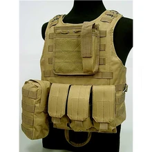 Камуфляжный военный тактический жилет страйкбол Wargame Body Molle Armor охотничий жилет многофункциональный CS наружное оборудование 7 цветов