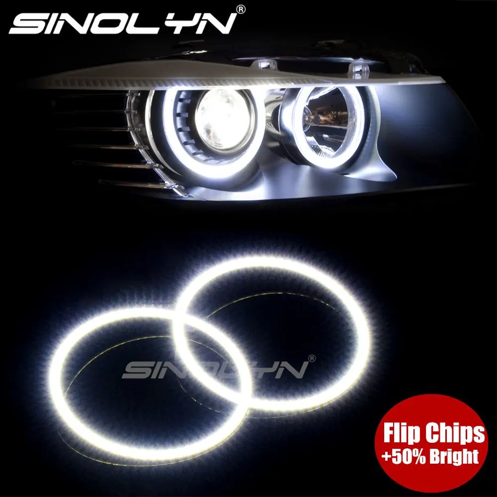 Sinolyn ангельские глазки ходовые огни 68 80 95 мм Halos для 2 5 WST/3 0 Koito Q5/Hella 3R G5 Замена