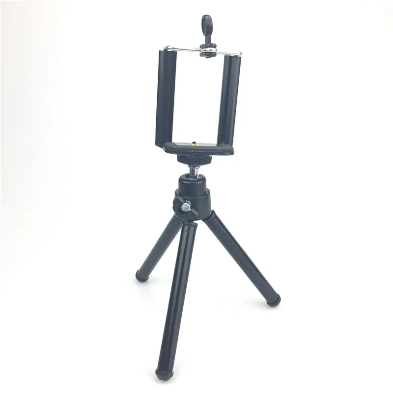 

HEONYIRRY Mini Tripod Aluminum Metal Lightweight Tripod Stand Mount For Phone With Phone Clip Tripod for iPhone 6 7 6s 5s Dslr