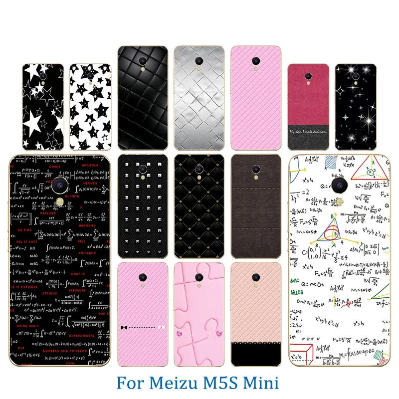 2017 модный 5 2-дюймовый силиконовый чехол для Meizu M5S Mini Meilan m5s роскошная задняя