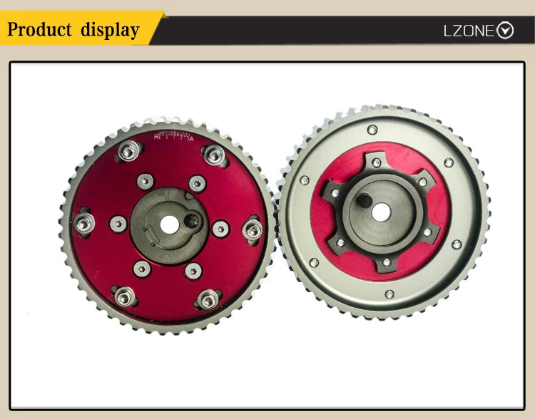 LZONE-регулируемый зубчатый кулачок шестерни s шкив для BMW E21 E28 E30 E34 E36 318i(2 шт) красный JR6537R