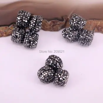 

DIY Pave Rhinestone Magnetic Clasp For Round Leather 20