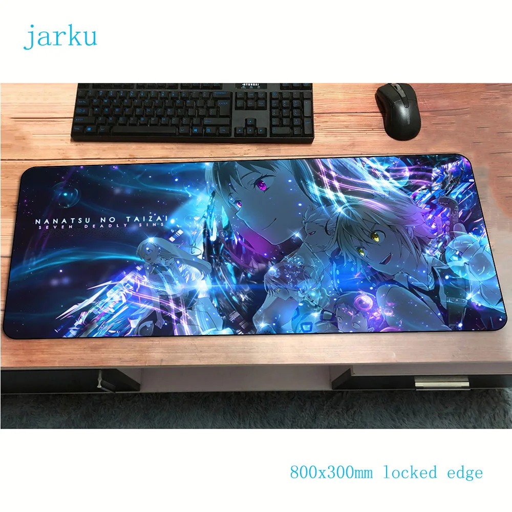 Коврики nanatsu no taizai 800x300x3 мм игровой коврик для мыши под заказ большой с
