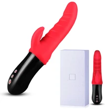 Realistic Dildo Vibrators Powerful Telescopic G Spot Clitoris Stimulate Vagina Massager Vibrator Sex Toys For Women Sex Machines