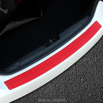 

Car rear bumper protective decorative strips sticker accessories car styling for Benz w203 w204 w205 w210 w211 w213 gla glc glk