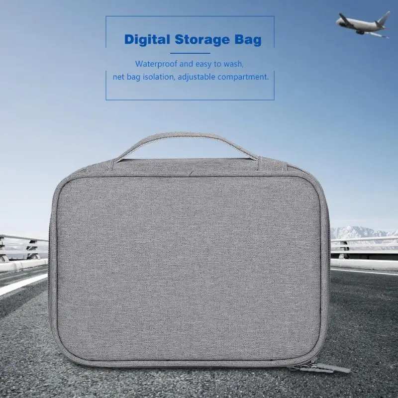 

Multifunction Digital Storage Bag Empty USB Data Cable Earphone Wire pen Power bank HDD Organizer Portable Travel Kit Case Pouch