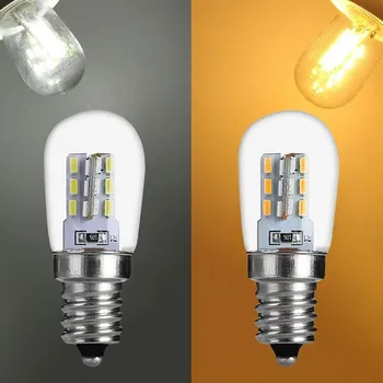 

E12 2W E12 LED High Bright LED Light Bulb Glass Shade Lamp Pure Warm White Lighting For Sewing Machine Refrigerator