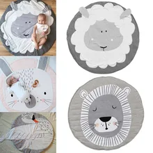 Детский игровой ползучий коврик мультяшное одеяло с принтом животных Детский ковер коврик для гостиной спальни P7Ding