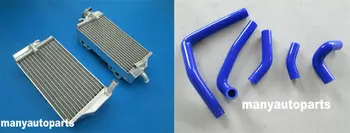 

Aluminum Radiator& blue Hose for HONDA CR250R CR 250 2005-2007 2006 05 06 07
