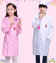Nurse Child Costume Doctor Kid's Costume Toddler Nurse Halloween Costume Boy Girl Cosplay Carnival Masquerade Dress Up Plus Size irek adult plus size saloon girl costume classic halloween cosplay costume for carnival festivals luxury quality