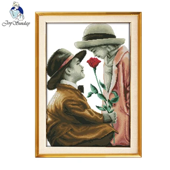 

Joy sunday figure style Innocence modern free crafts accessories tools for home decoration cross stitch kits