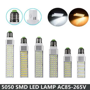 

5W 7W 9W 12W 15W E27 G24 LED Corn Bulb Lamp Bombillas Light SMD 5050 Spotlight 180 Degree AC85-265V Horizontal Plug Light