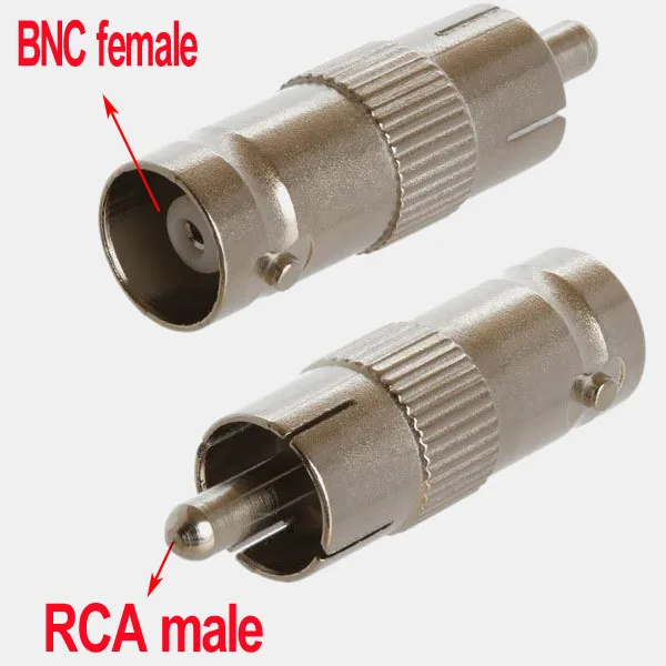 5 X BNC Plug Male auf F Buchse Buchse Adapter Verbindung CCTV Hohe Qualität 