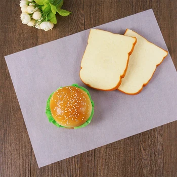 

Food Grade Paper Tray Paper Pad Wrapper Package White Baking Paper Unprinted Oil-proof Pan Paper Hamburger Packing Tools 38*28CM