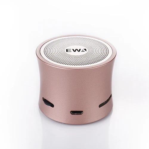 EWa A104 Bluetooth динамик MP3 плеер Пульт дистанционного управления камера портативный динамик металлический USB вход MP3 плеер стерео мультимедийный динамик - Цвет: Золотой