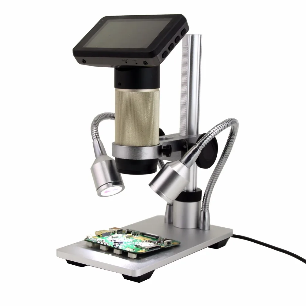 

digital USB microscope with display screen inspection check camera