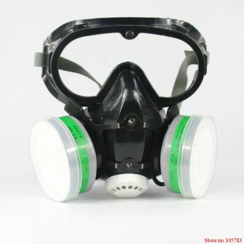 Высокое Качество респиратор противогаз краска спрей пестицидов распыления маска seguridad en el trabajo угольный фильтр маска - Цвет: A2 enhanced