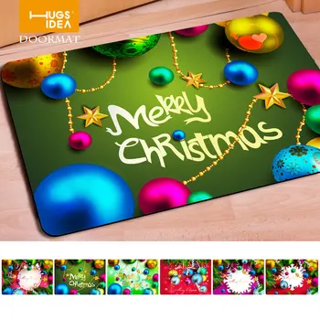 

Home Welcome Rugs and Carpet Funny Entrance for Living Room Non Slip Cat Printing Merry Christmas Doormat Kitchen Carpet