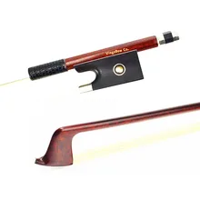 STRONG Carbon Fiber Violin Bow Pernmabuco Skin! High Quality & Natural Mongolia Horse Hair, Gorgeous Balance Easier to Control