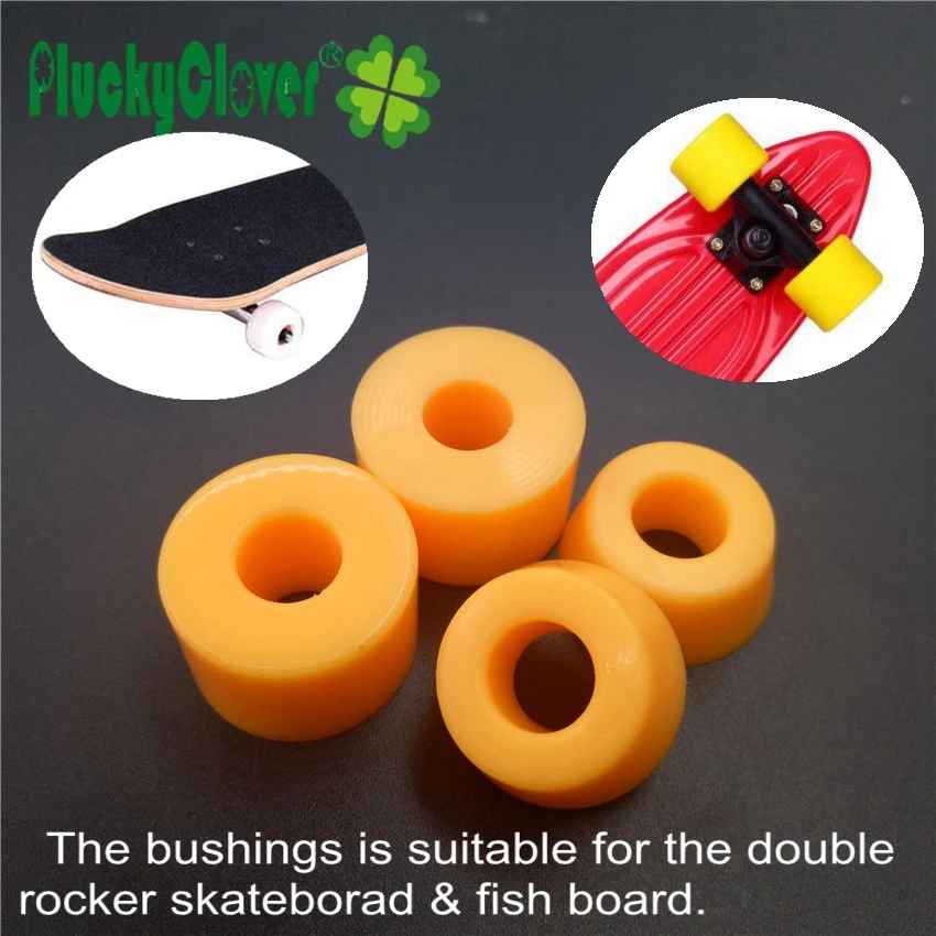 1 Confezione 92A Skatebaord Pu Boccola Per 2 Camion High Rebound Penny Board Longboard Truck Boccola Antiurto Accessori Per Skateboard