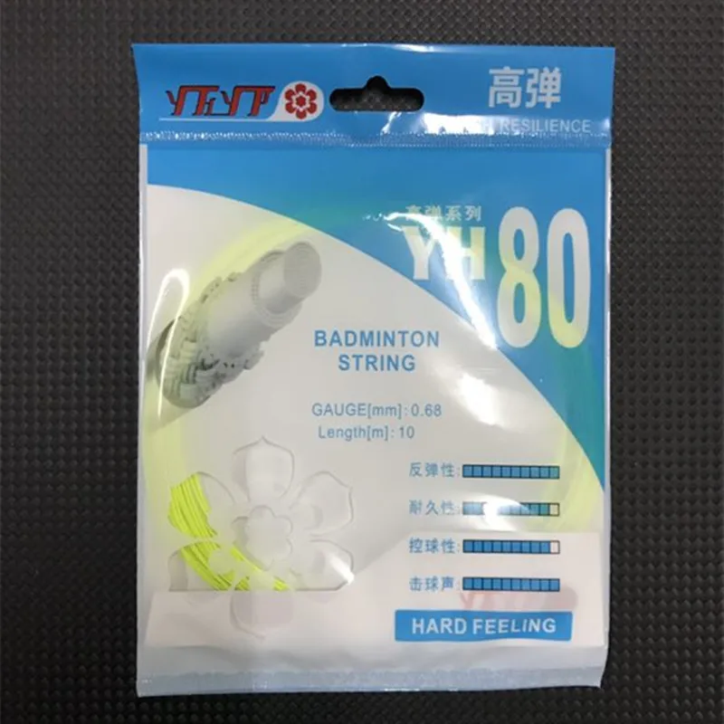 

YH80 String Badminton Line Good Quality High Resilience 0.68mm Use For Badminton Racket Super Rebound Racquet Bulk 28lbs L680OLC