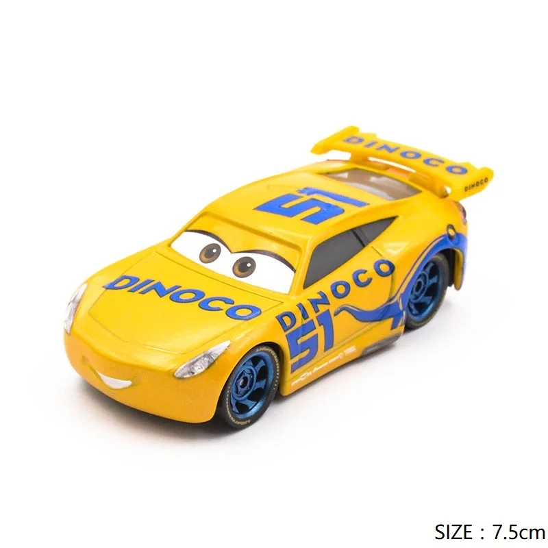 Disney Pixar Cars 3 27 стилей Молния Маккуин матер Джексон шторм Рамирес 1:55 литье под