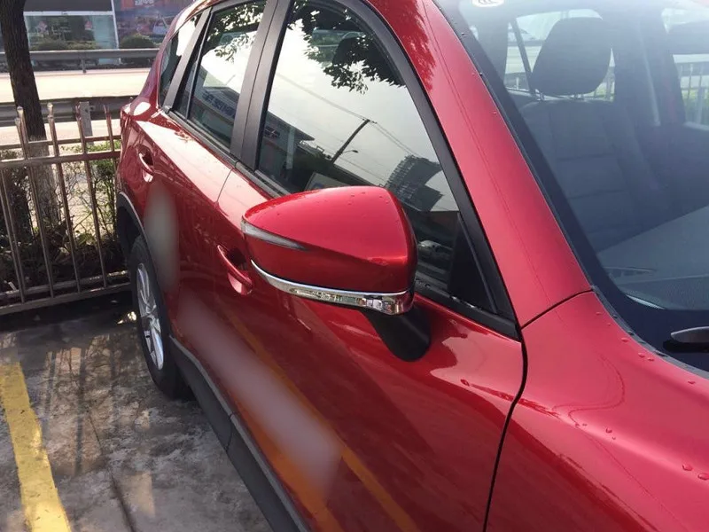 2 шт. ABS Украшения сбоку зеркальная лента для Mazda CX-5 CX5