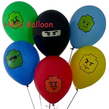 Atacado 12 pçs/lote Ninja go Balões de Látex balão de Casamento Festa de Aniversário Decoração Brinquedos Para As Crianças Globos Decoração