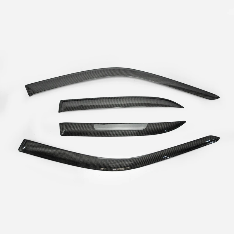 

For Lexus SXE10 Altezza Z Zenki Carbon Fiber OEM Wind Visor Deflector Glossy Fibre Rain Eyebrow Kit Racing Window Eyelid Part
