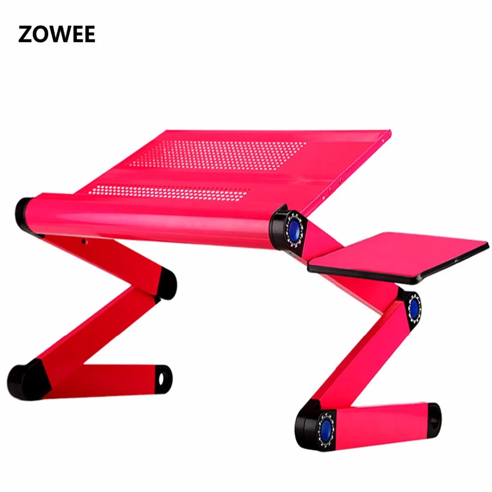 

Adjustable Portable Laptop Table Stand Lap Sofa Bed Tray Computer Notebook Desk bed table with Mouse Table ZW-CD09