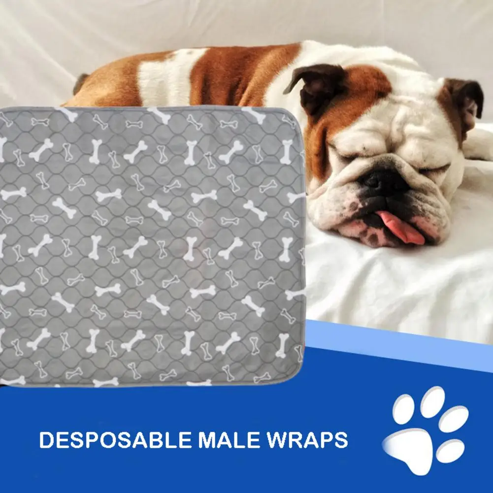 

New Pet Dog Pee Pad 3-layer Waterproof PVC Cute Pattern Water Absorption Cats Urine Pad Reusable Washable Pee Mattress Cushion