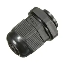 10 x M16 16 мм черный водонепроницаемый компрессионный кабель сальник замок