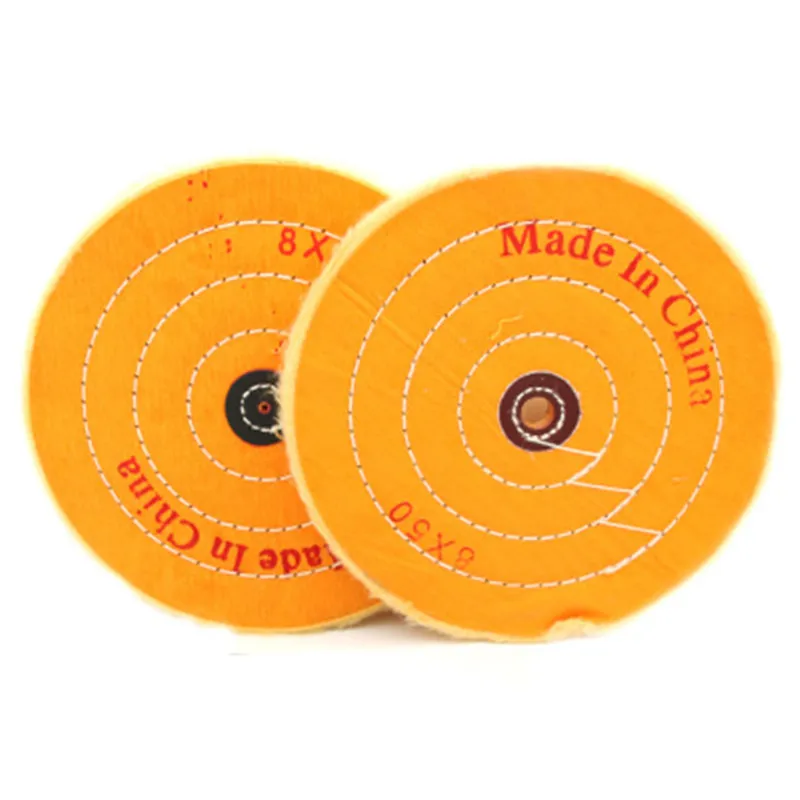 50-290mm Gold Silver Jewelry Mirror Polishing Wheel Cotton Buffing Wheel 50 Layers Polishing Disc