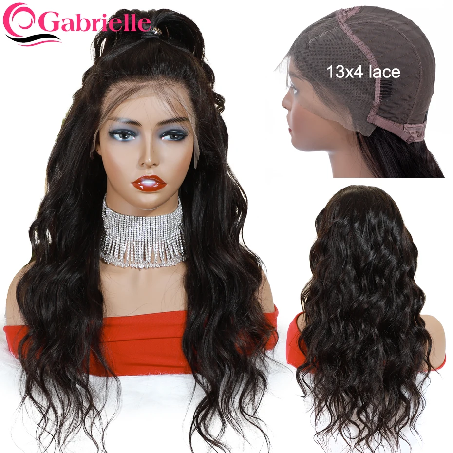 

Gabrielle Brazilian Body Wave Human Hair Wig 13*4 Lace Frontal Wigs Pre-Plucked With Baby Hair 150% Density Remy Lace Wig