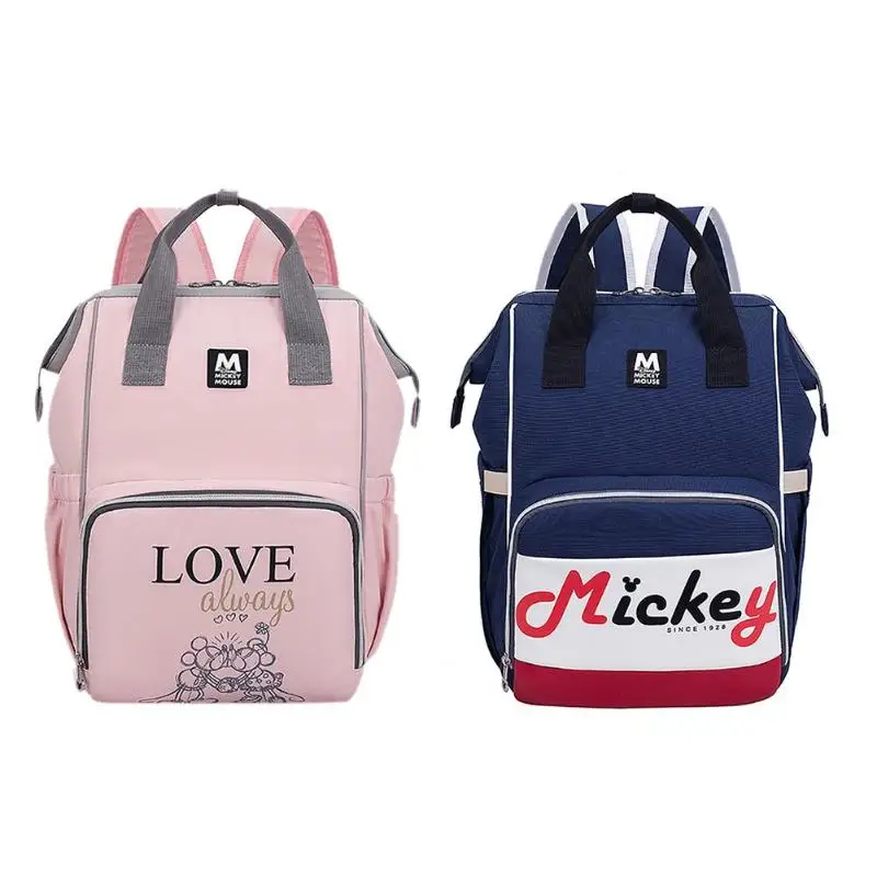 

Disney Maternity Diaper Bags Oxford Cloth Pregnancy Women Nappy Bag Large Capacity Mummy Travel Backpack Cartoon Shoulder Bags