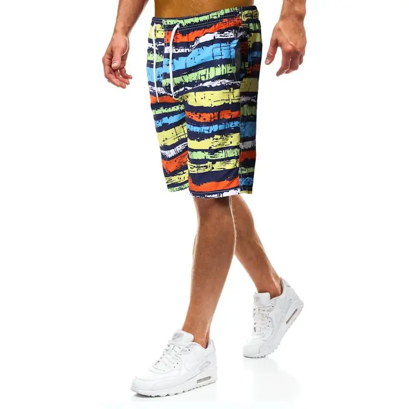 Модный принт пляжные шорты мужские летние пляжные шорты в повседневном стиле мужской Мужские Шорты для купания Homme Короткие штаны Pantalon Deporte