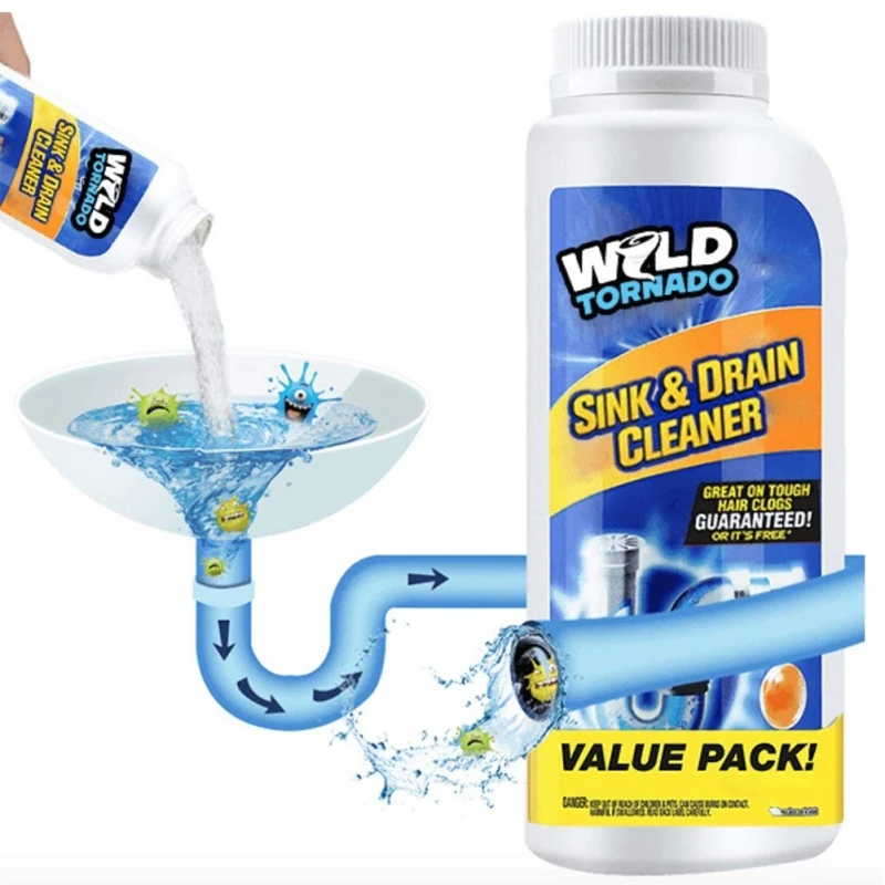  Powerful Pipe Dredging Agent Powerful Sink And Drain Cleaner For Kitchen Toilet Pipe Closestool Clo